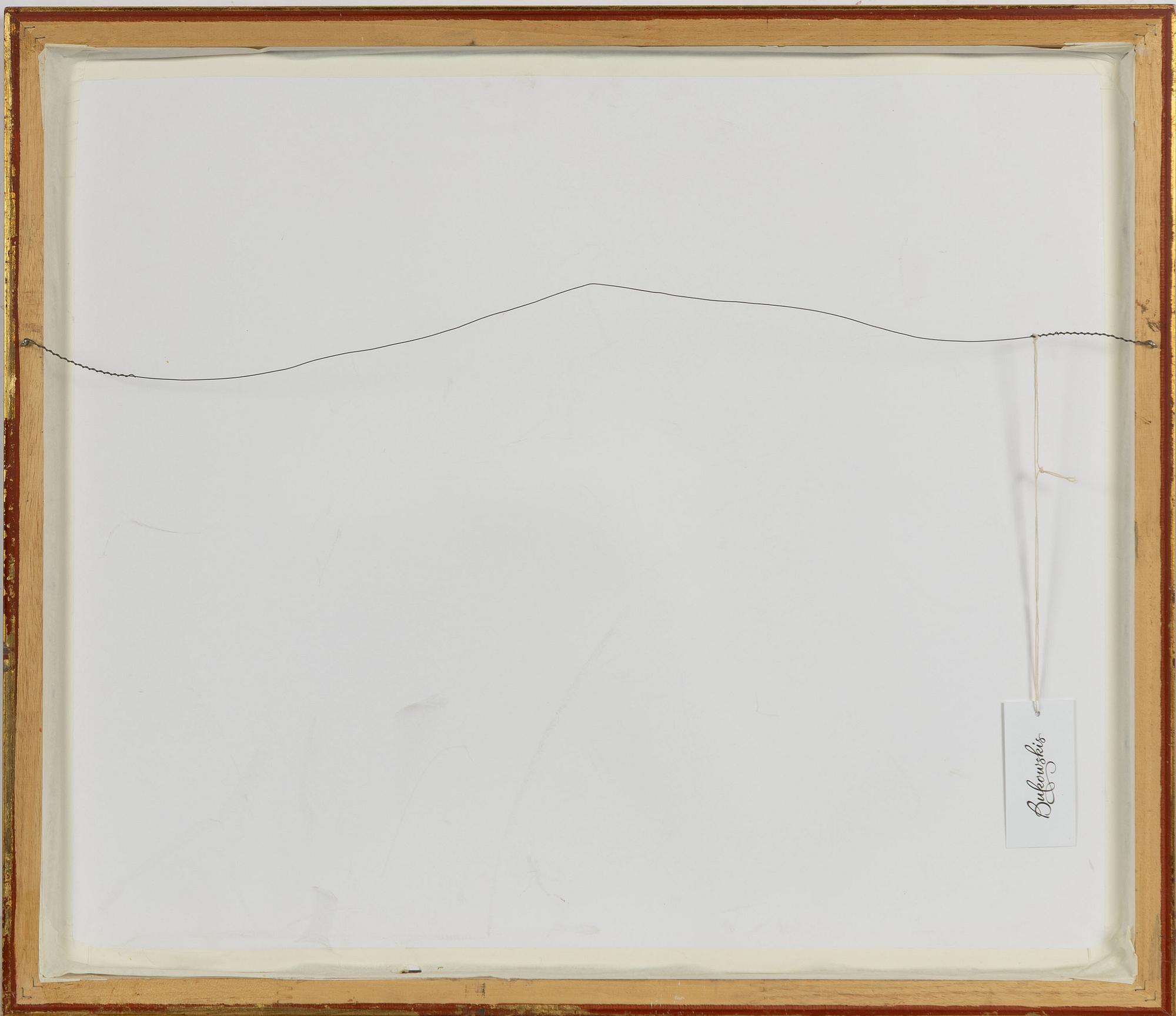 Jonas Nilsson, Winter Scene with Great Tit on a Fence.