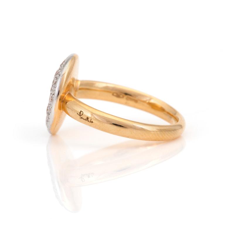 A 'Sabbia' ring by Pomellato set with diamonds.