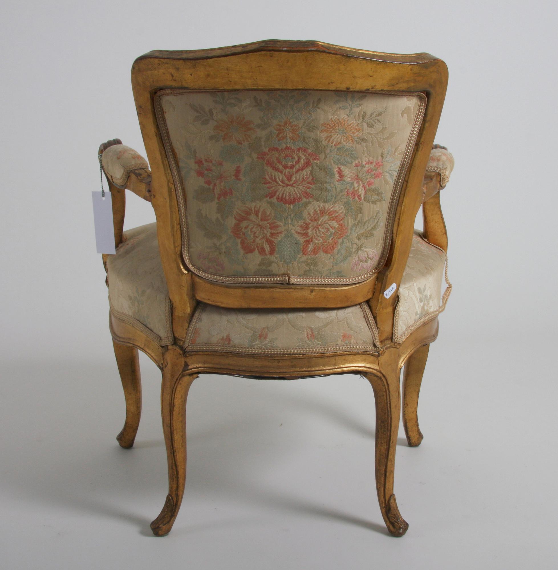 KARMSTOL, rokoko, provinsarbete, mellaneuropa, 1700/1800-tal.