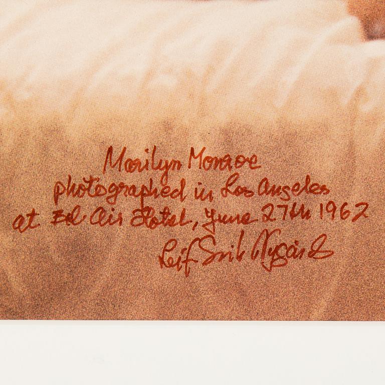 LEIF-ERIK NYGÅRDS, offsettryck, "Marilyn Monroe", signerad.