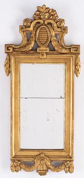 A Gustavian style mirror by Niclas Reding (1751-1826).