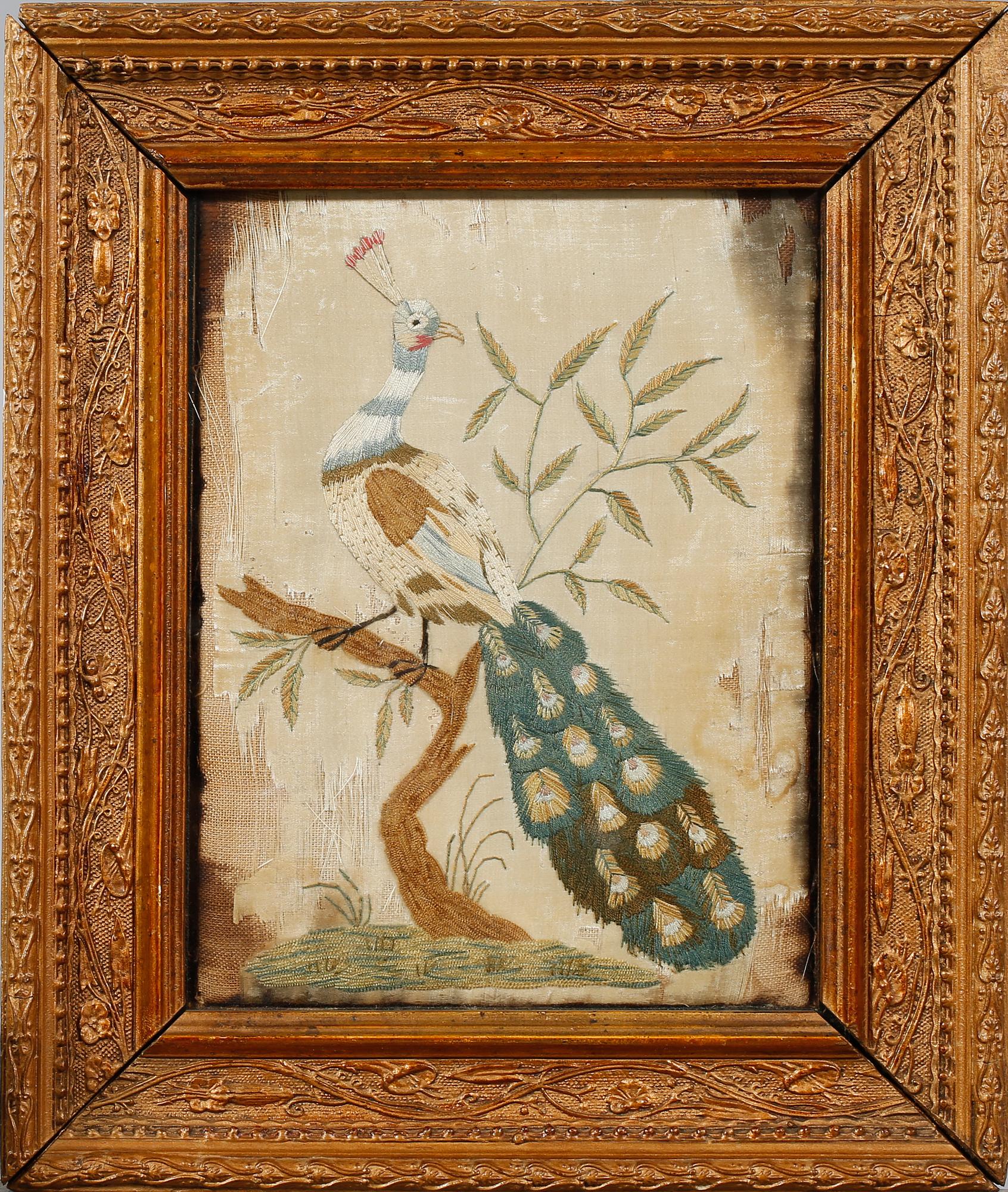 SIDENBRODERI, 1800-tal.