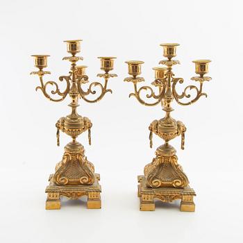 Candelabra 1 pair, France late 19th century.