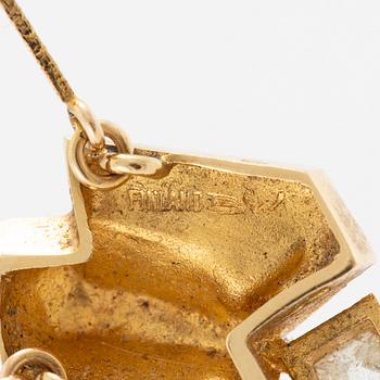 Björn Weckström, necklace, "Lompolo", 18K gold.