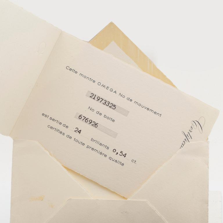 Omega, Montre de Luxe, wristwatch, 14 x 14 mm,