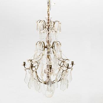 Chandelier in Baroque Style, First Half of the 20th Century.