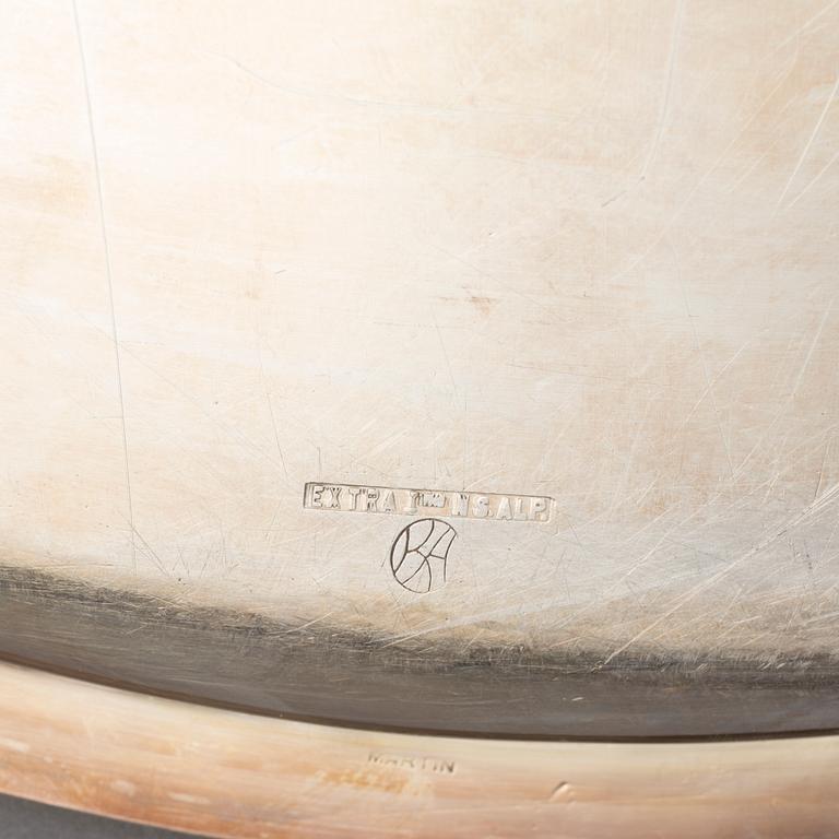 BRICKOR, 4 stycken, nysilver, bla Sheffield, England, 1900-tal.