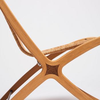 Peter Hvidt & Orla Mølgaard Nielsen, fåtöljer, "X-chair", ett par, modell "6103", Fritz Hansen, Danmark 1968.