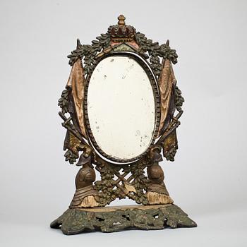 BORDSSPEGEL, troligen Huseby bruk. 1800/1900-tal.