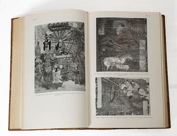 Two books by Osvald Siren, Kinas Konst under Tre Årtusenden, Vol I och II.