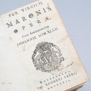 Pub. Virgilii Maronis opera cum adnotationibus by Johannis Minellii. Rotterdam 1697.
