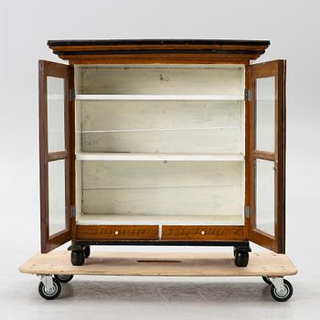 Display cabinet, late 19th century,