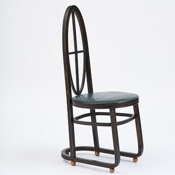 Carl Bergsten, stol, Gemla Leksaksfabrik, Diö, för Konst- och industriutställningen, Norrköping, 1906.