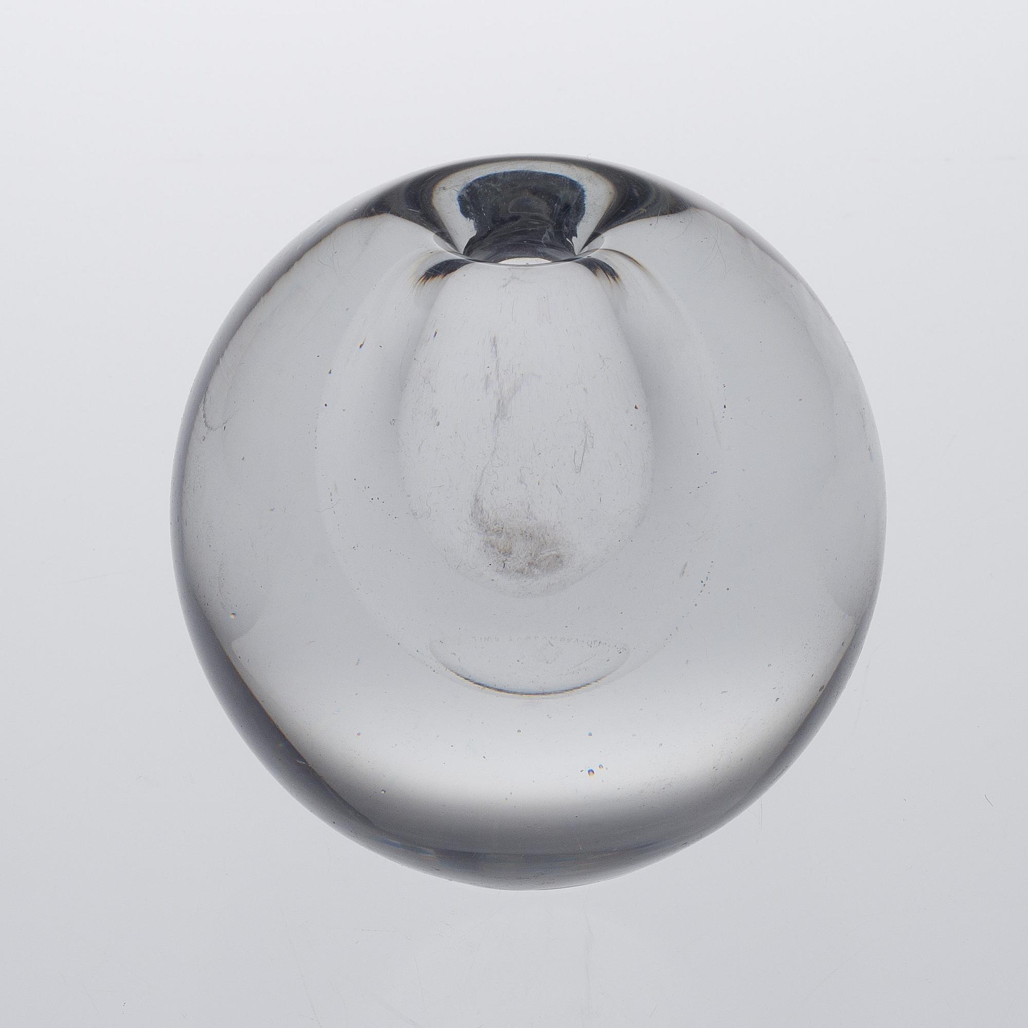 TIMO SARPANEVA, TAIDELASI / MALJAKKO, signeerattu Timo Sarpaneva iittala -55.