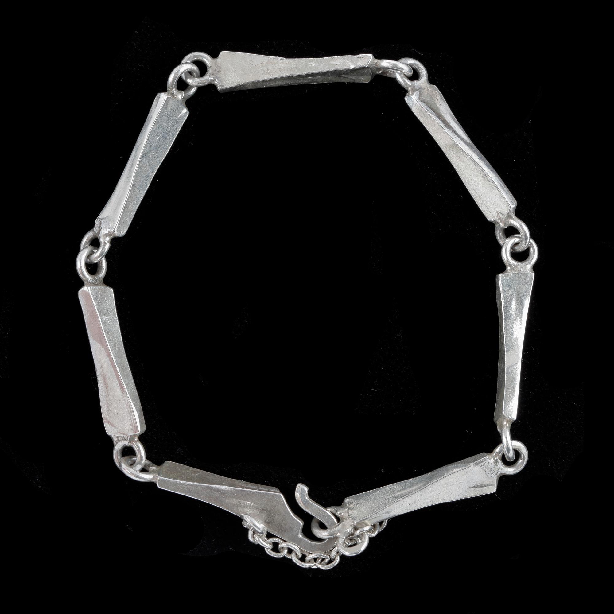 SMYCKEN, 7 delar, silver. Sverige och Danmark, Bla W&SS, 1970-tal. Tot.vikt 235,7g.