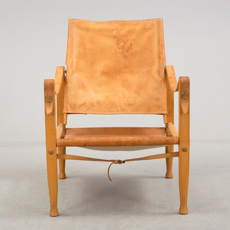 A 'Safari' armchair by Kaare Klint, Denmark.