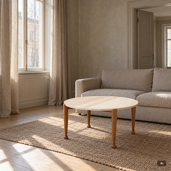 Josef Frank, a model B 965 coffee table, Firma Svenskt Tenn.