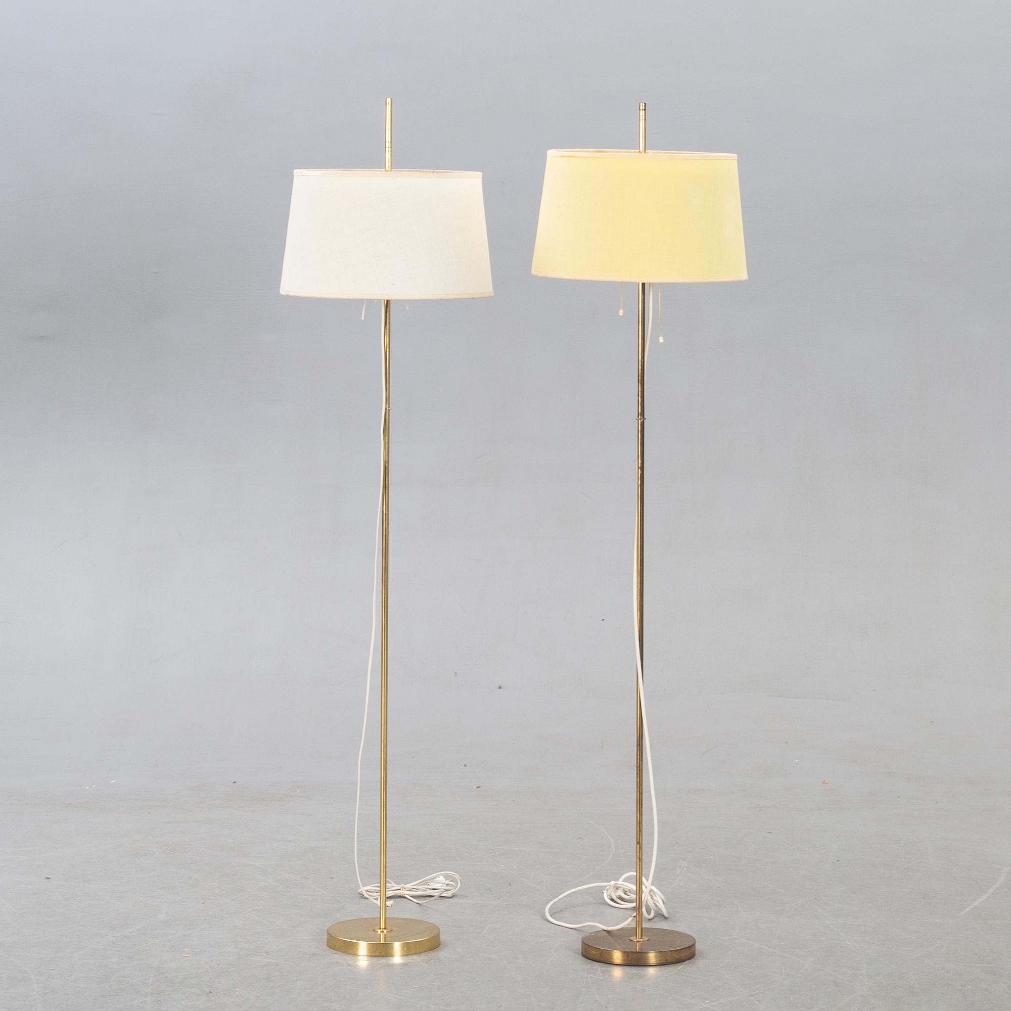 Hans-Agne Jakobsson, Markaryd, floor lamps, a pair, Model G 89.