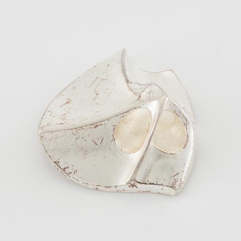 Lapponia, necklace and brooch, sterling silver, Finland 1989.