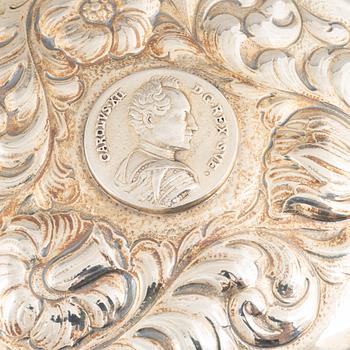 A Swedish silver tankard, mark of GH Markenius, Stockholm 1941.