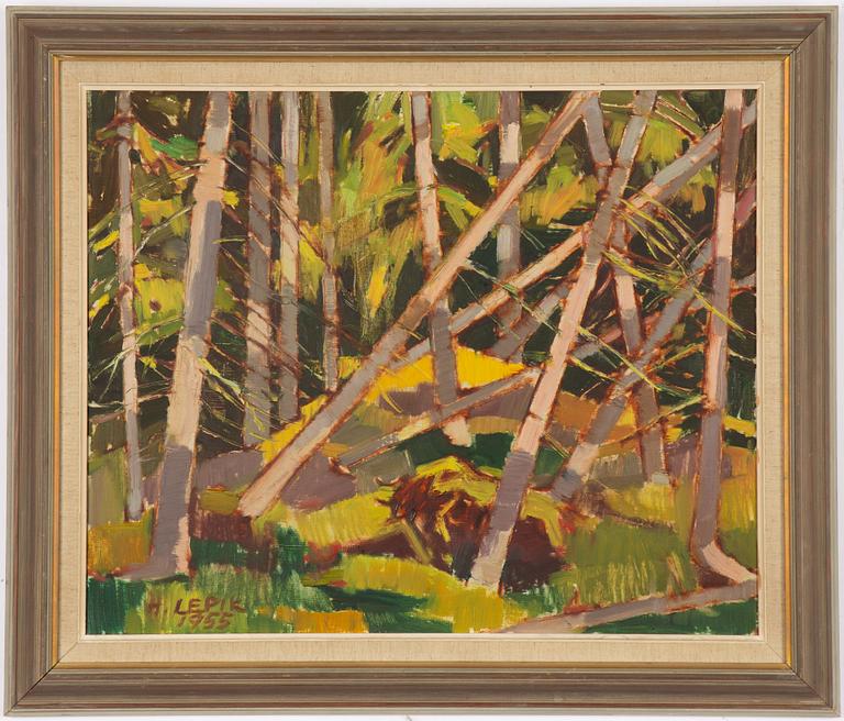 Hugo Lepik, Skogsglänta.