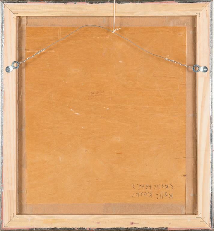 Kylli Koski, oil on board, signed Kylli Haarni and dated -45.
