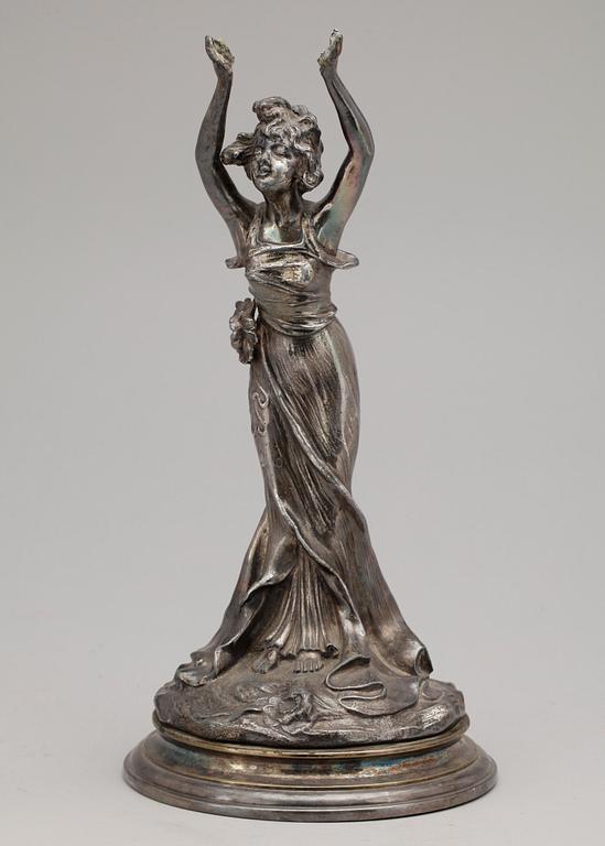 SKULPTUR, nysilver, jugend, 1900-talets början.