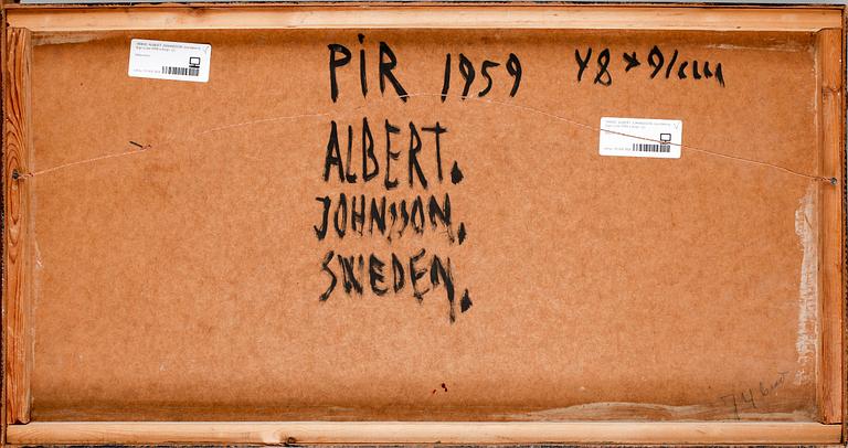 ALBERT JOHANSSON, blandteknik. Sign o dat 1959 a tergo.