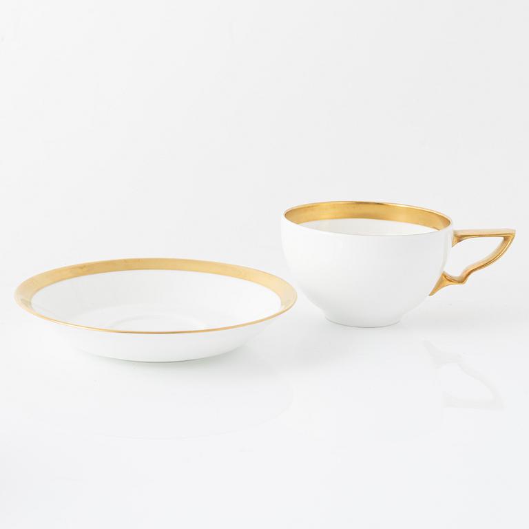 Karin Björquist, kaffeservis, 14 delar, benporslin, "Nobel", Rörstrand.