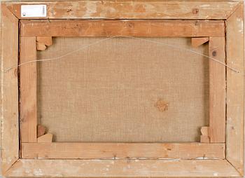 OSKAR BERGMAN, olja på duk. Sign.