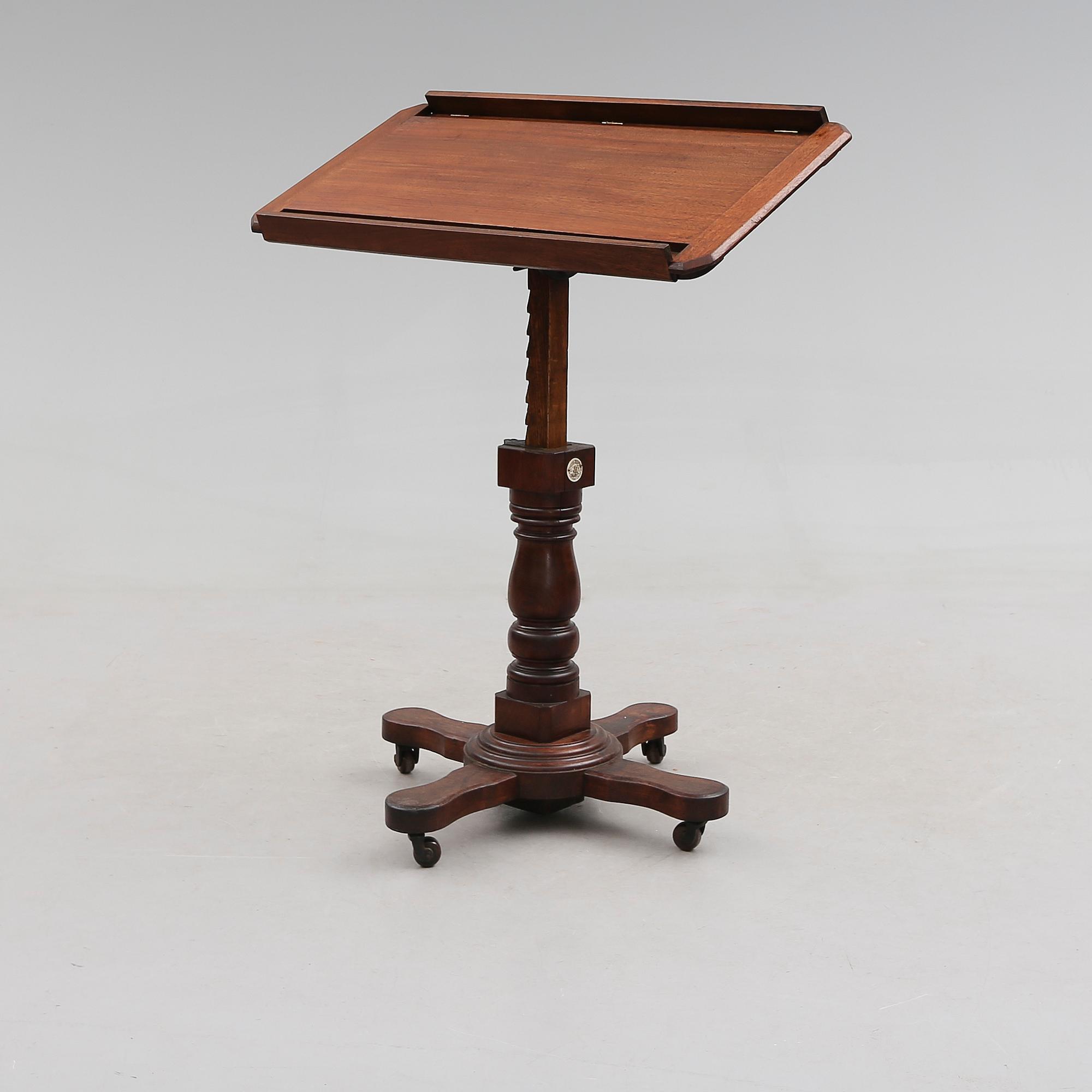 RITBORD / LÄSBORD, England, 1900-talets början.