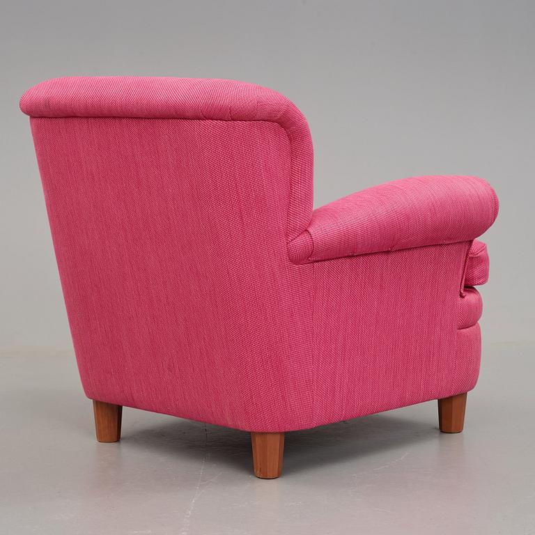 Josef Frank, a model 568 easy chair, Svenskt Tenn, Sweden.