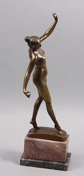 OTTO SCHMIDT-HOFER, skulptur, brons, sign.