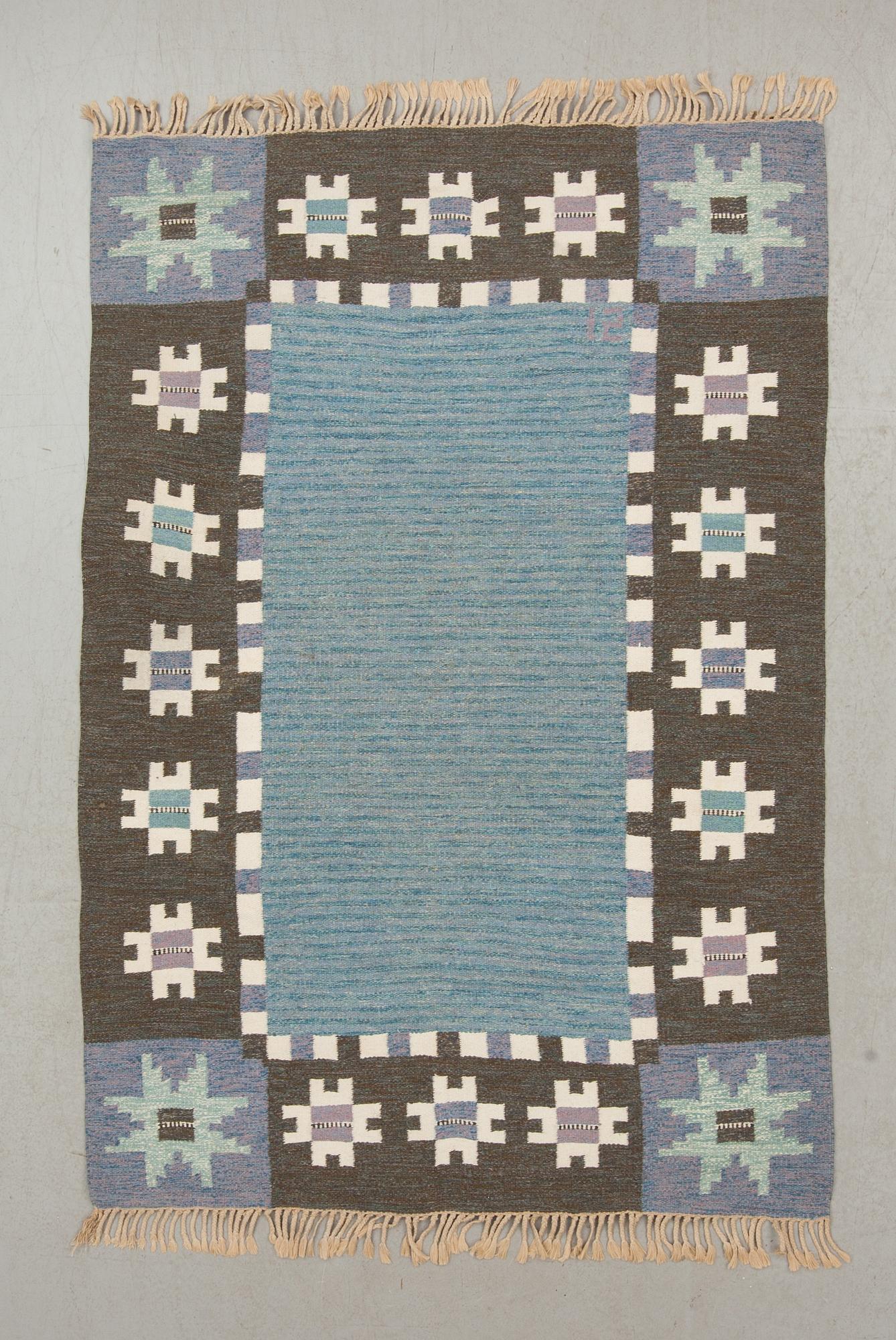 MATTA, rölakan, monogramsignerad IS (Ingegerd Silow). Ca 246 x 168 cm.
