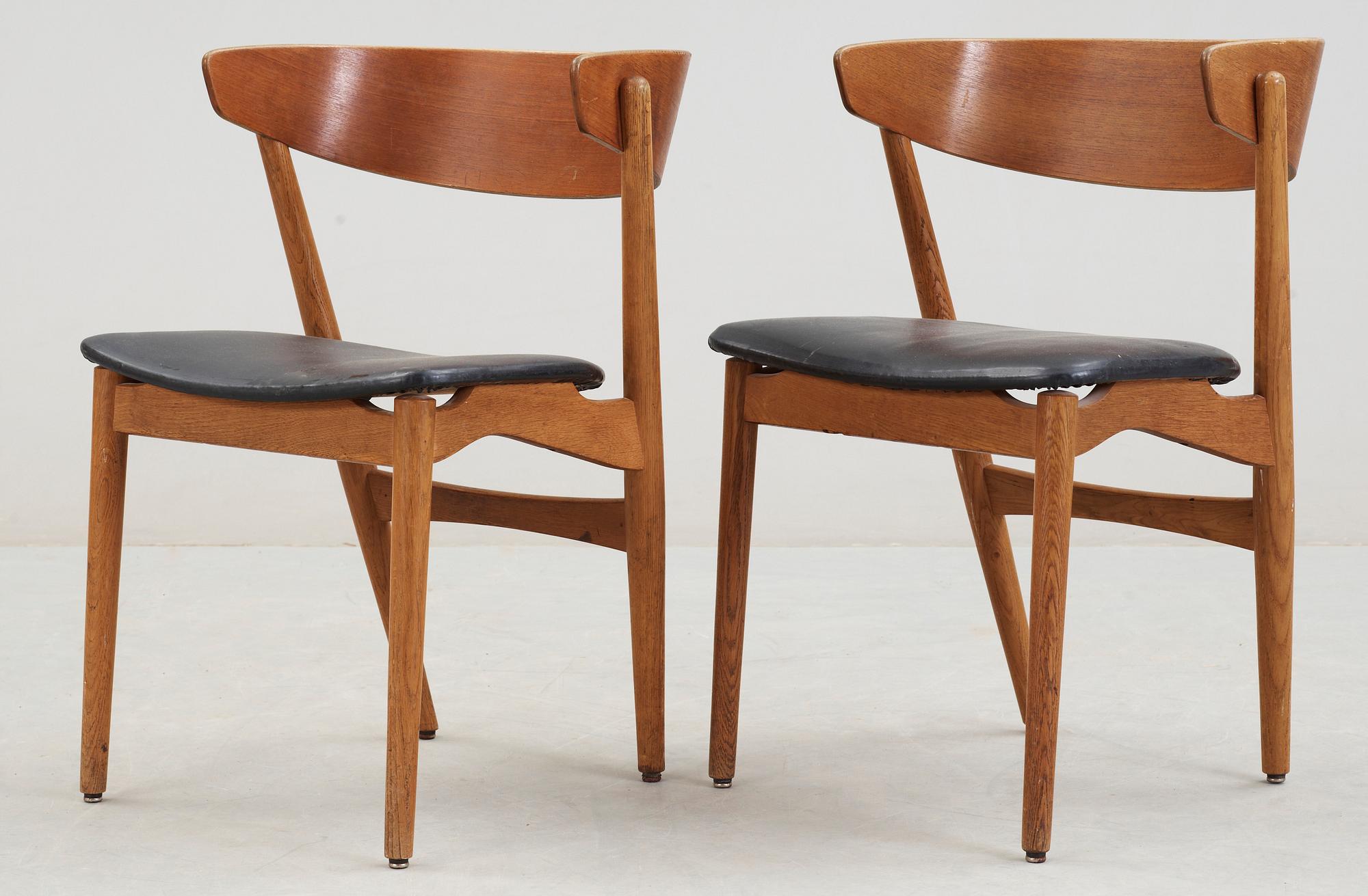 STOLAR, ett par, Sibast Furniture, Danmark, 1950/60-tal.