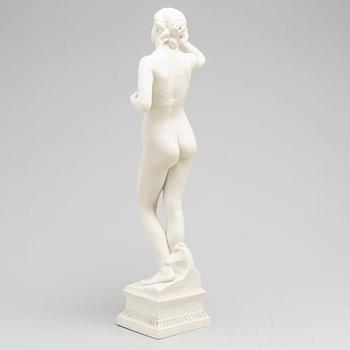 PER HASSELBERG, after. A porcelain sculpture from Gustafsberg, dated 01.