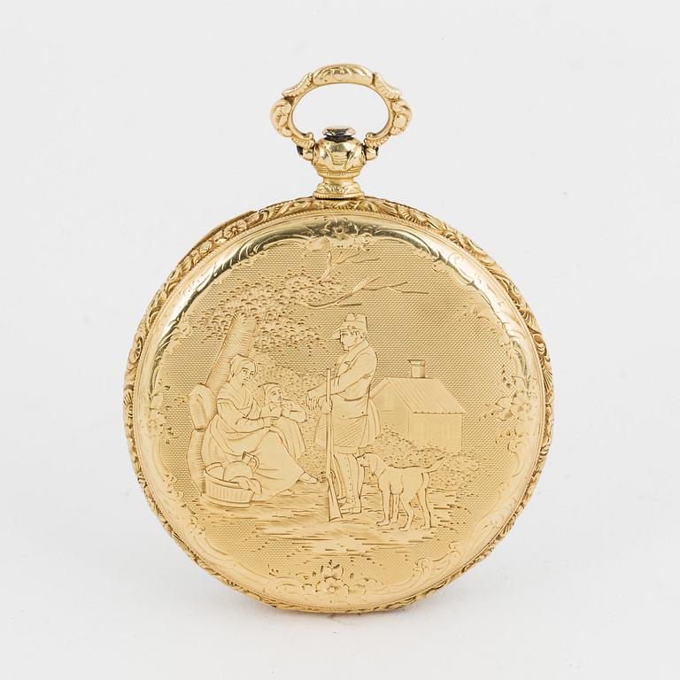 POCKET WATCH, 47 mm.