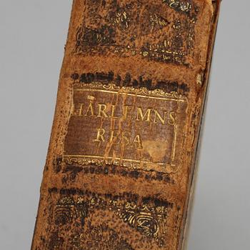 BOK, "En ifrån Stockholm igenom åtskillige Rikets Landskaper gjord Resa", Carl Hårleman, 1749.
