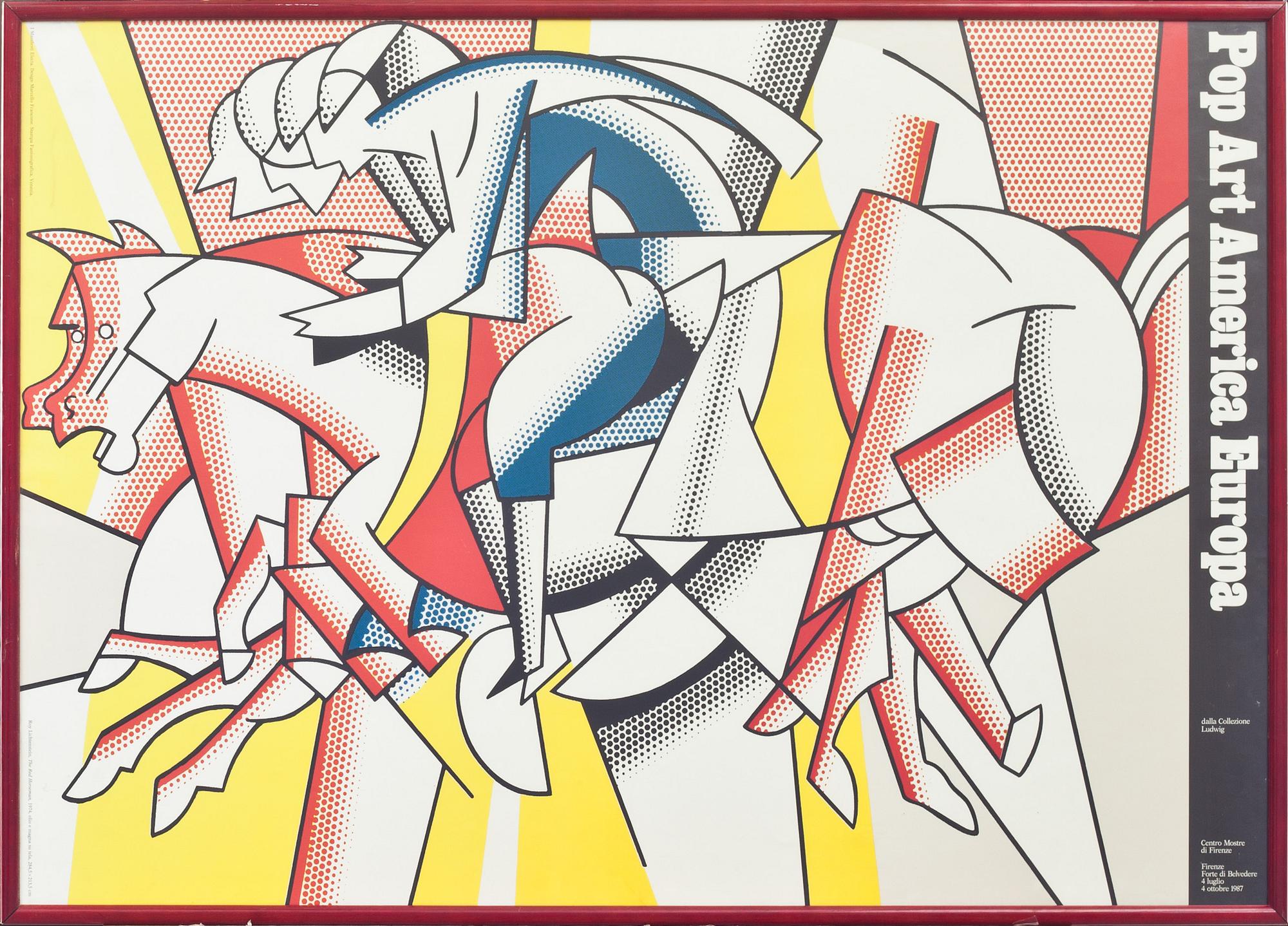 ROY LICHTENSTEIN, utställningsaffisch.