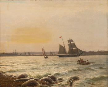 Alexander Karlovich Beggrov, ALEXANDER KARLOVICH BEGGROV, SHORE LANDSCAPE.