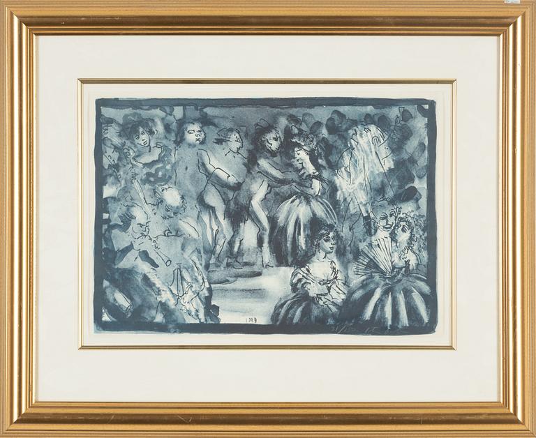 Peter Dahl, lithograph, signed and numbered 31/150.