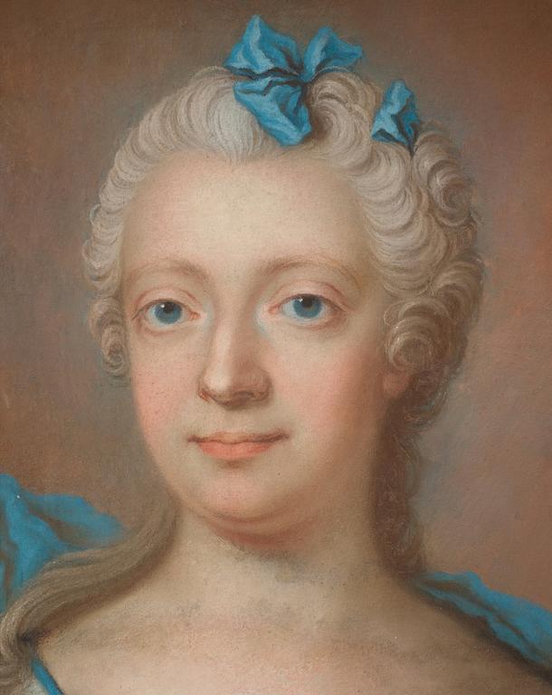 Gustaf Lundberg, Lady with the Vadstena noble maiden's order ribbon, called Lovisa Ulrika.