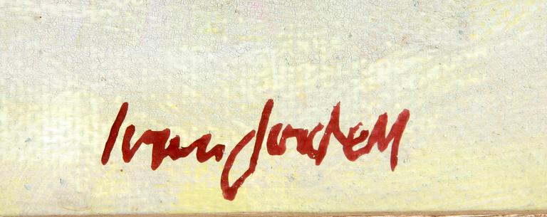 IVAN JORDELL, gouache, sign.