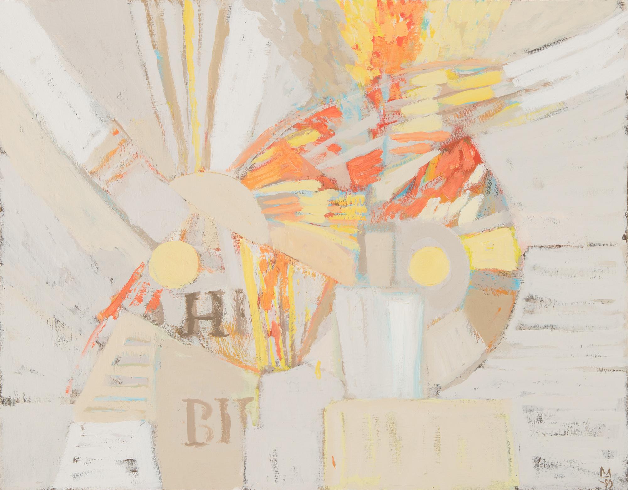 Lasse Marttinen, oil on canvas, signed and dated -89.