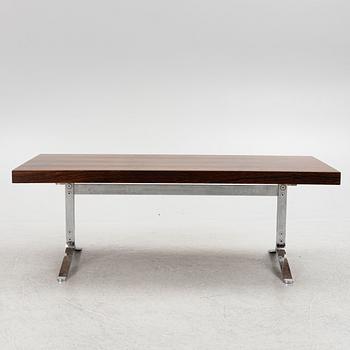 A Swedish rosewood veenered coffee table, 1960's/70's.