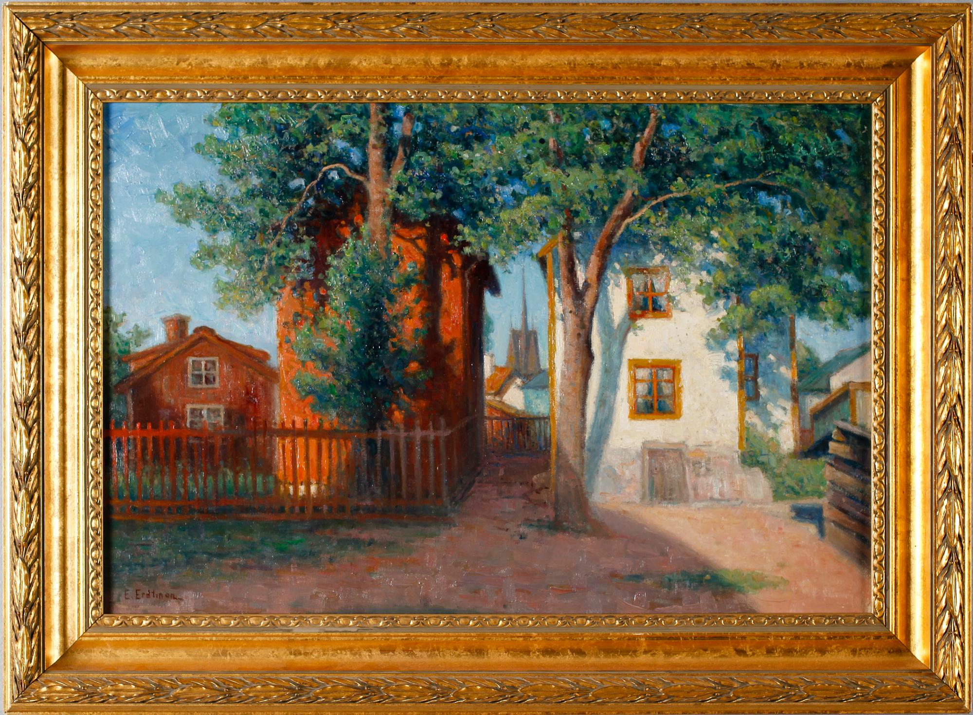 ELIAS ERDTMAN, olja på duk, signerad.