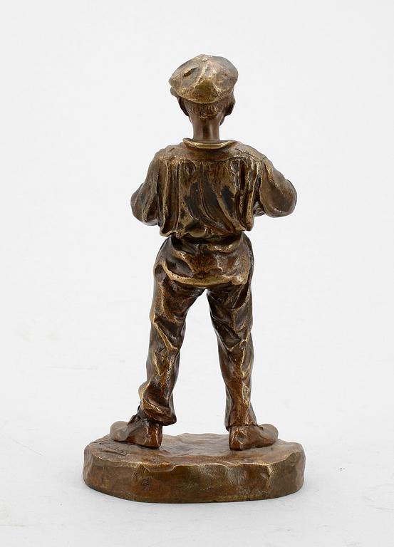 OKÄND KONSTNÄR, skulptur, brons, otydl sign i godset. 1900-tal.