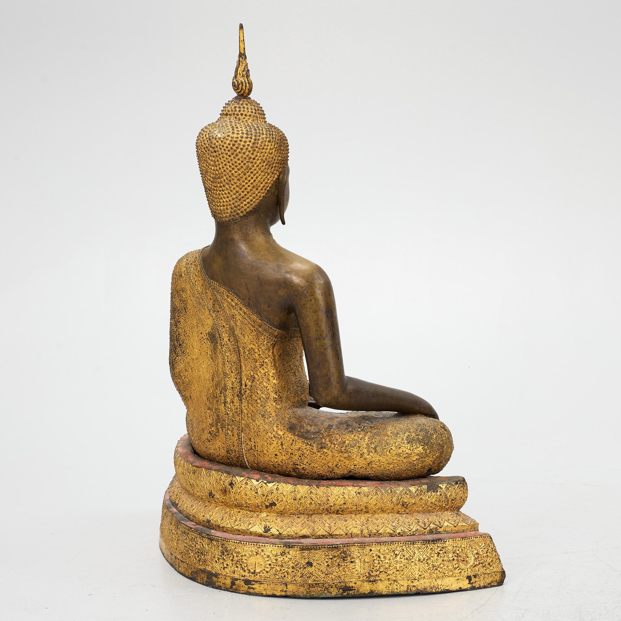 Budda, brons, Thailand, 1900-tal.