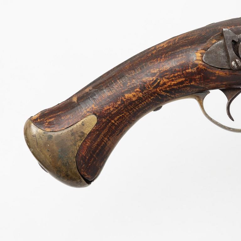 Percussion pistol, Swedish, m/1807-57 for Småland Hussars.