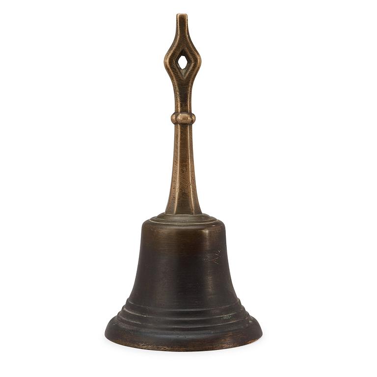 A 16th century, presumably Dutch, bronze bell.